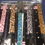 .75" Wide Glitter Stretch Headband Animal Prints
