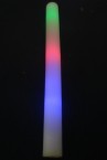18" White Foam Party Wand w/ Multi Color Light Functions 12 per pk